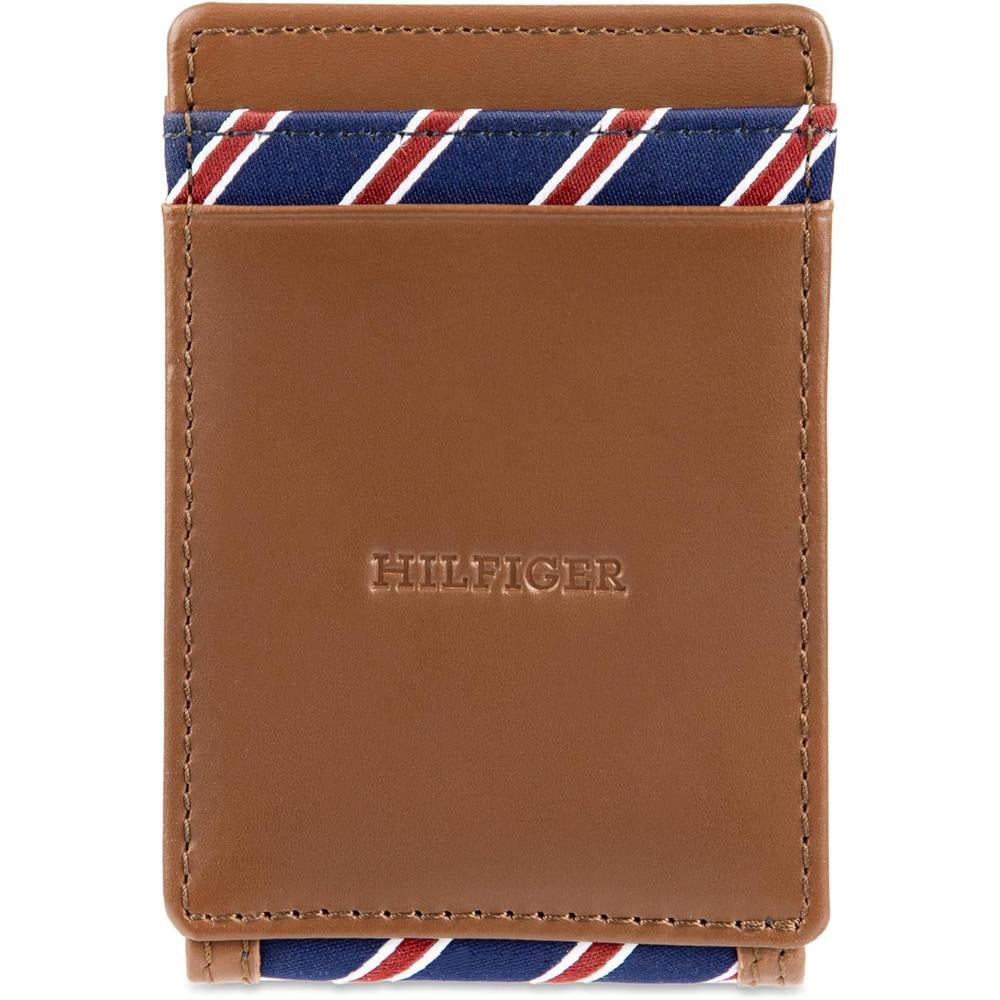 TARJETERO TOMMY HILFIGER TIE FABRIC TAN HOMBRE - 1