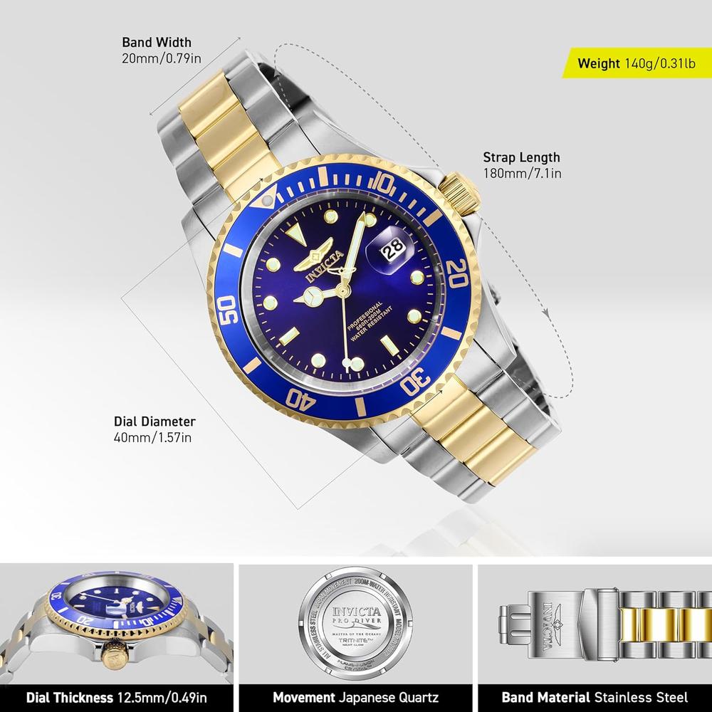 INVICTA PRO DIVER 26972 ACERO - 3