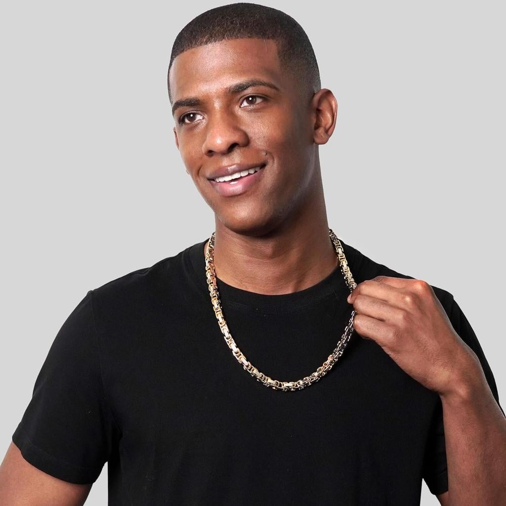 COLLAR INVICTA JEWELRY 8 MM HOMBRE - 2