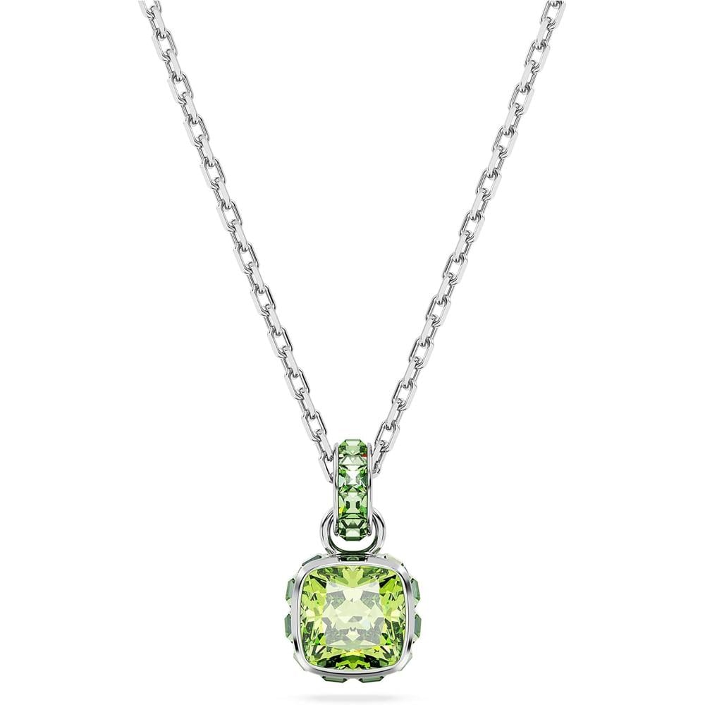 SWAROVSKI COLLAR BIRTHSTONE AGOSTO RODIO | VERDE - 1