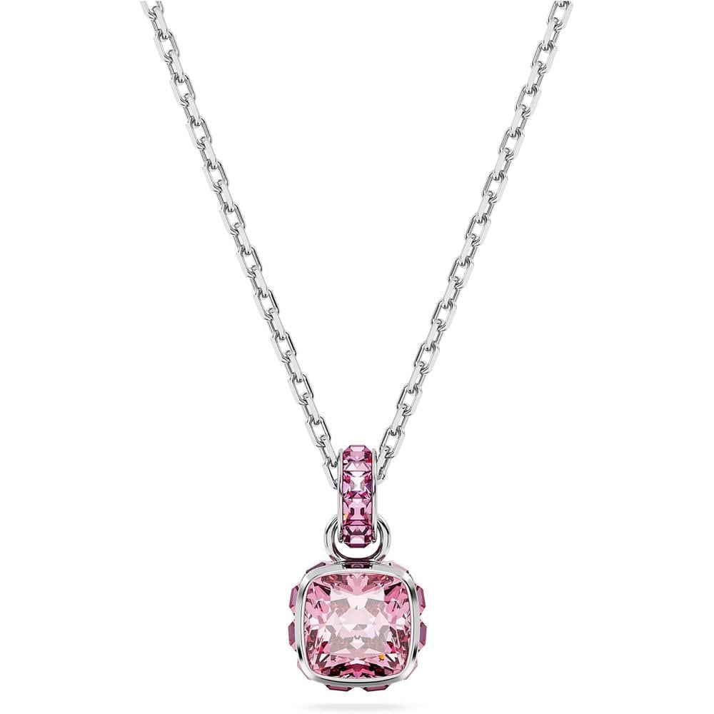 SWAROVSKI COLLAR BIRTHSTONE OCTUBRE RODIO | ROSA - 1