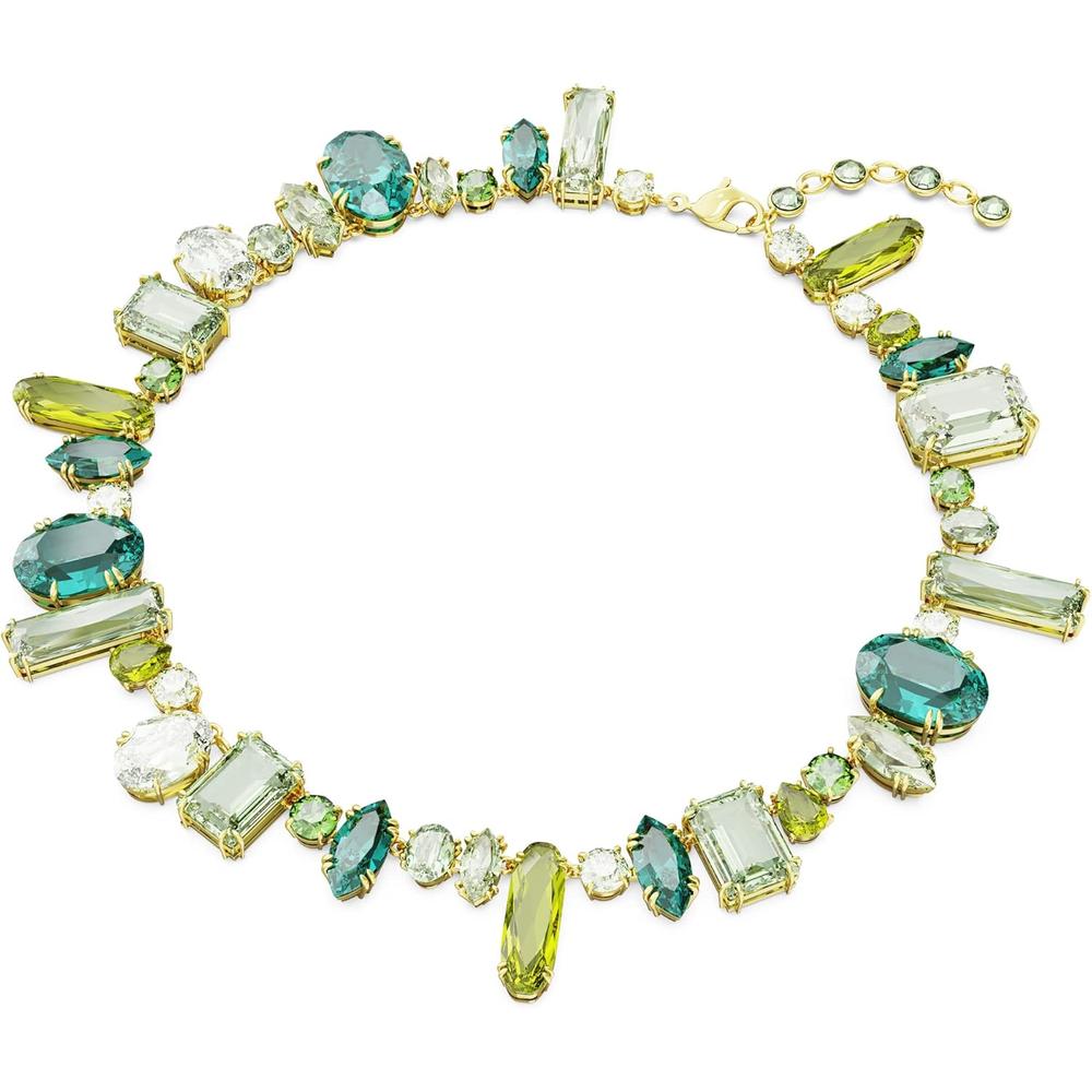 SWAROVSKI COLLAR MIXTO GEMA ORO | VERDE - 2