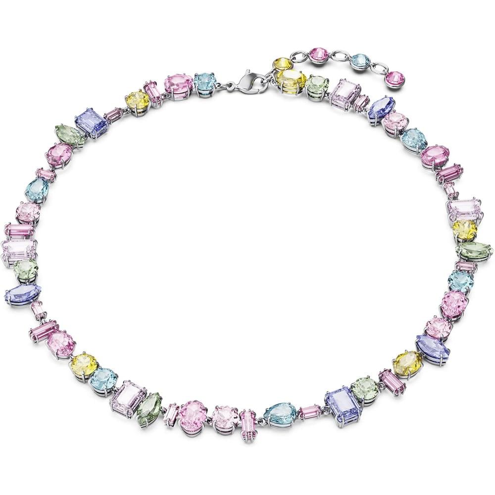 SWAROVSKI COLLAR MIXTO GEMA RODIO | MULTICOLOR - 1