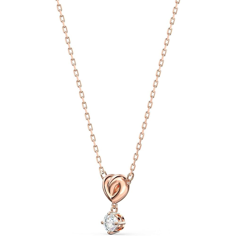 SWAROVSKI COLLAR PENDIENTE CORAZÓN LIFELONG HEART ORO ROSA | ORO ROSA - 2