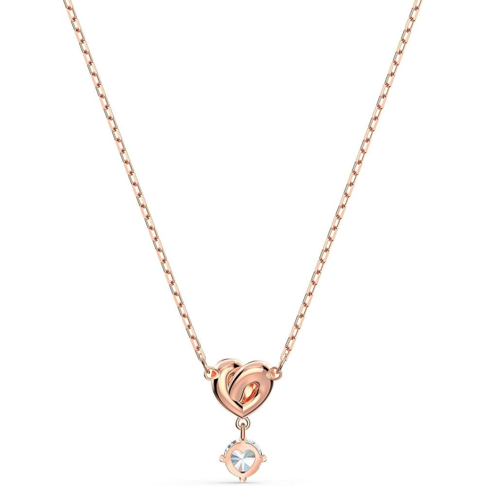 SWAROVSKI COLLAR PENDIENTE CORAZÓN LIFELONG HEART ORO ROSA | ORO ROSA - 3