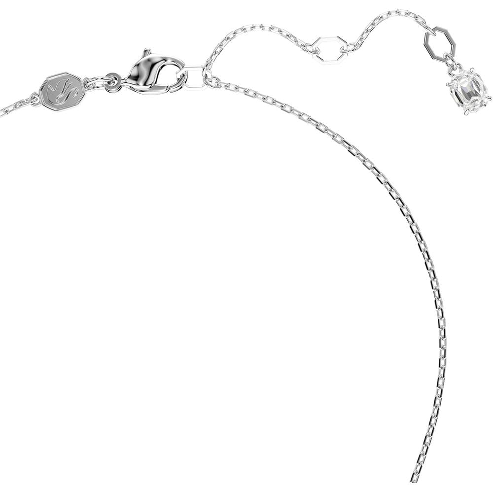 SWAROVSKI COLLAR PENDIENTE CORAZÓN IDYLLIA RODIO | PLATA - 3