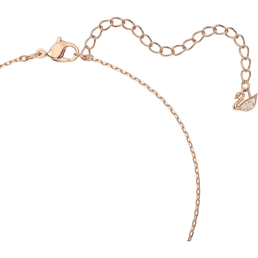 SWAROVSKI COLLAR PENDIENTE SWAN ORO ROSA | ROSADO - 2
