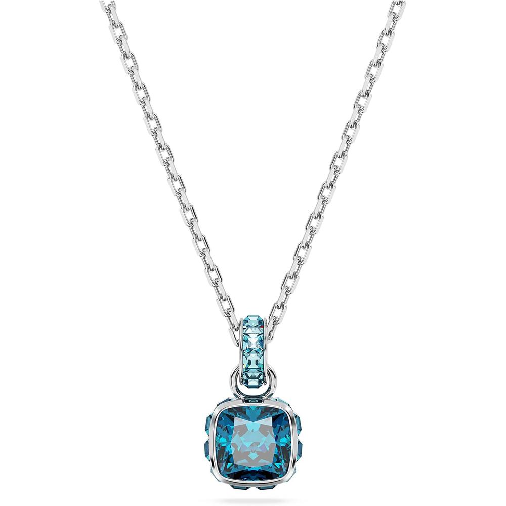 SWAROVSKI COLLAR BIRTHSTONE DICIEMBRE RODIO | AZUL - 1