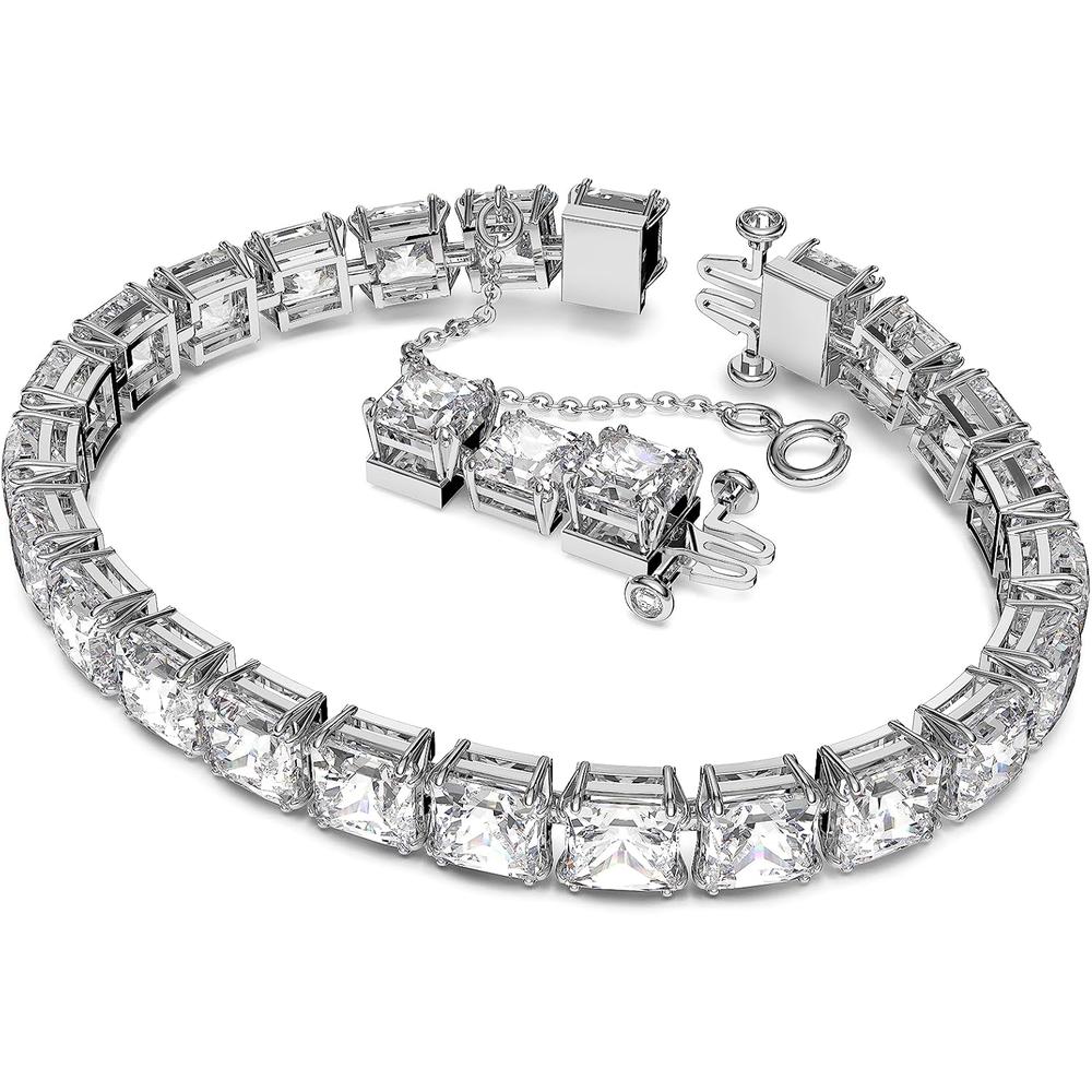 SWAROVSKI PULSERA CUADRADA MATRIX RODIO | TRANSPARENTE - 3