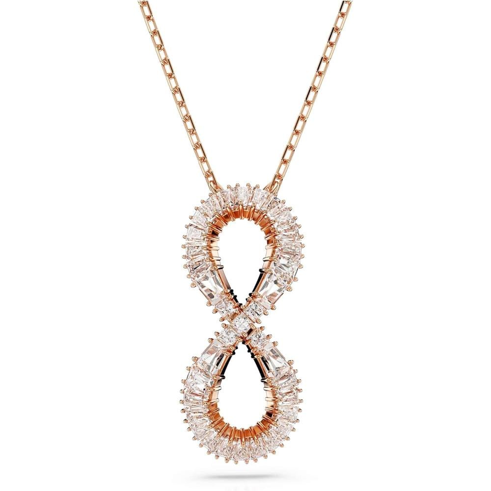 SWAROVSKI COLLAR PENDIENTE INFINITO HYPERBOLA ORO ROSA | ORO ROSA / PLATEADO - 1