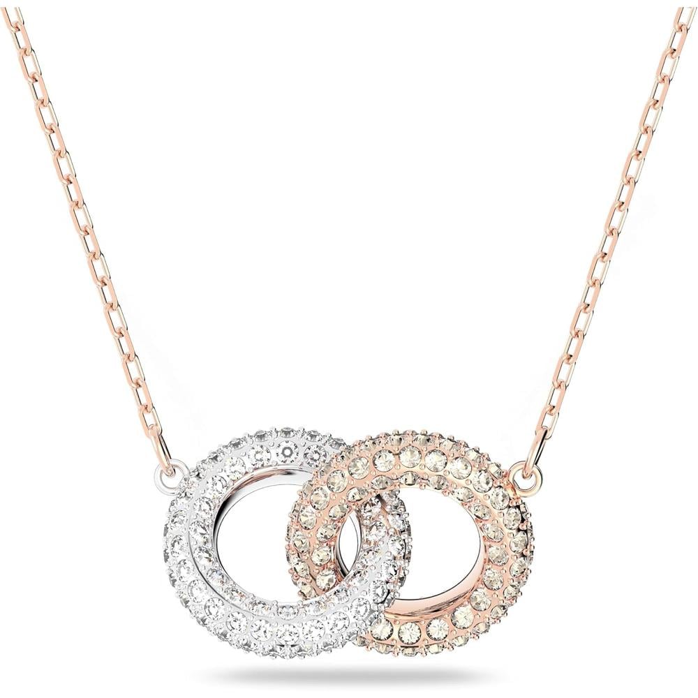 SWAROVSKI COLLAR PENDIENTE CIRCULAR DEXTERA ORO ROSA | ORO ROSA / RODIO - 1