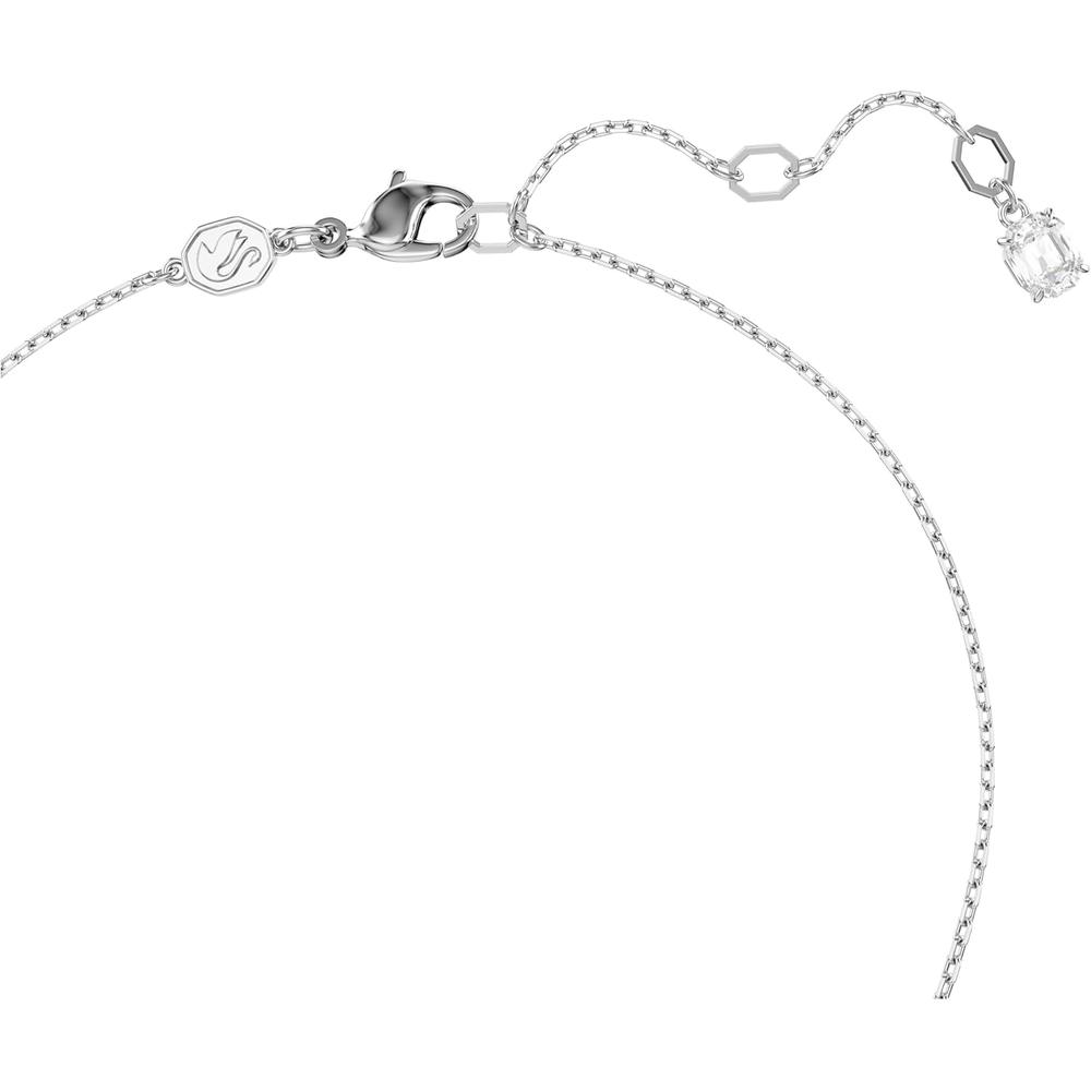 SWAROVSKI COLLAR PENDIENTE CORAZÓN IDYLLIA RODIO | AZUL - 3