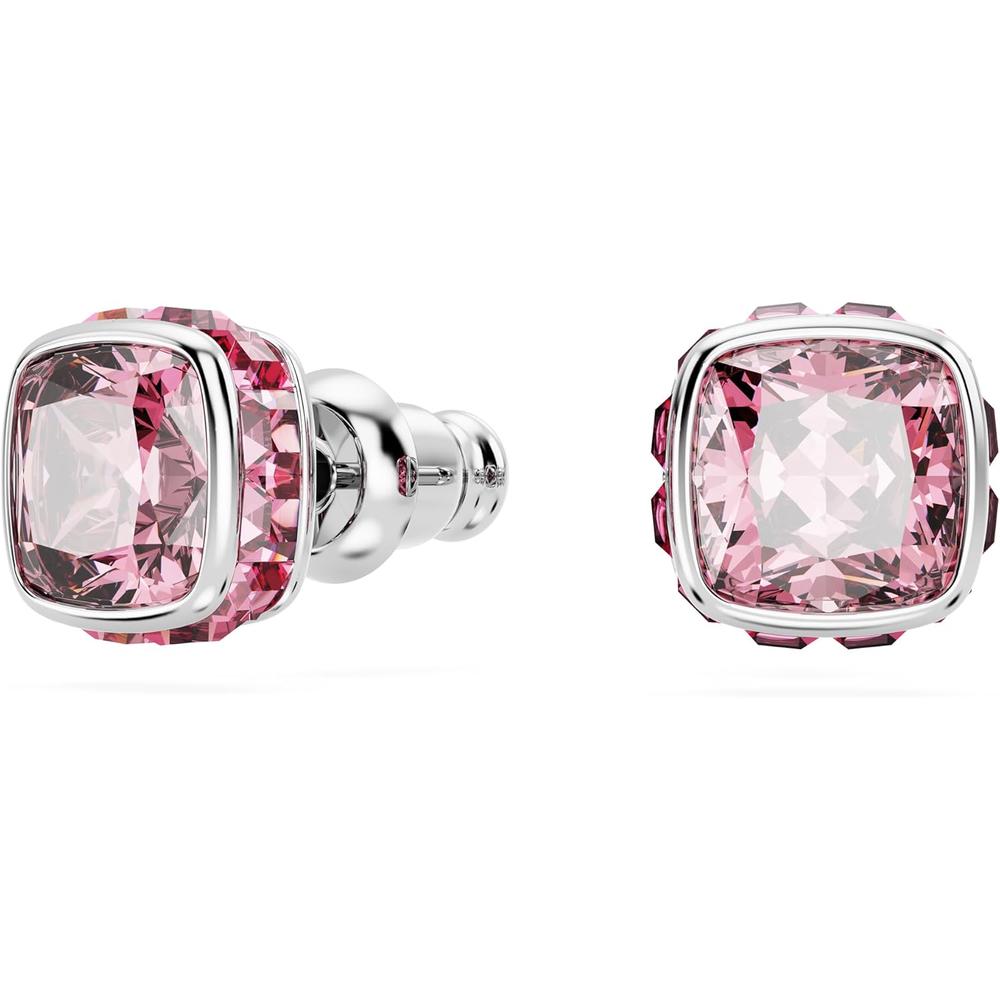SWAROVSKI ARETES STUD CUADRADO BIRTHSTONE OCTUBRE RODIO | ROSA - 2
