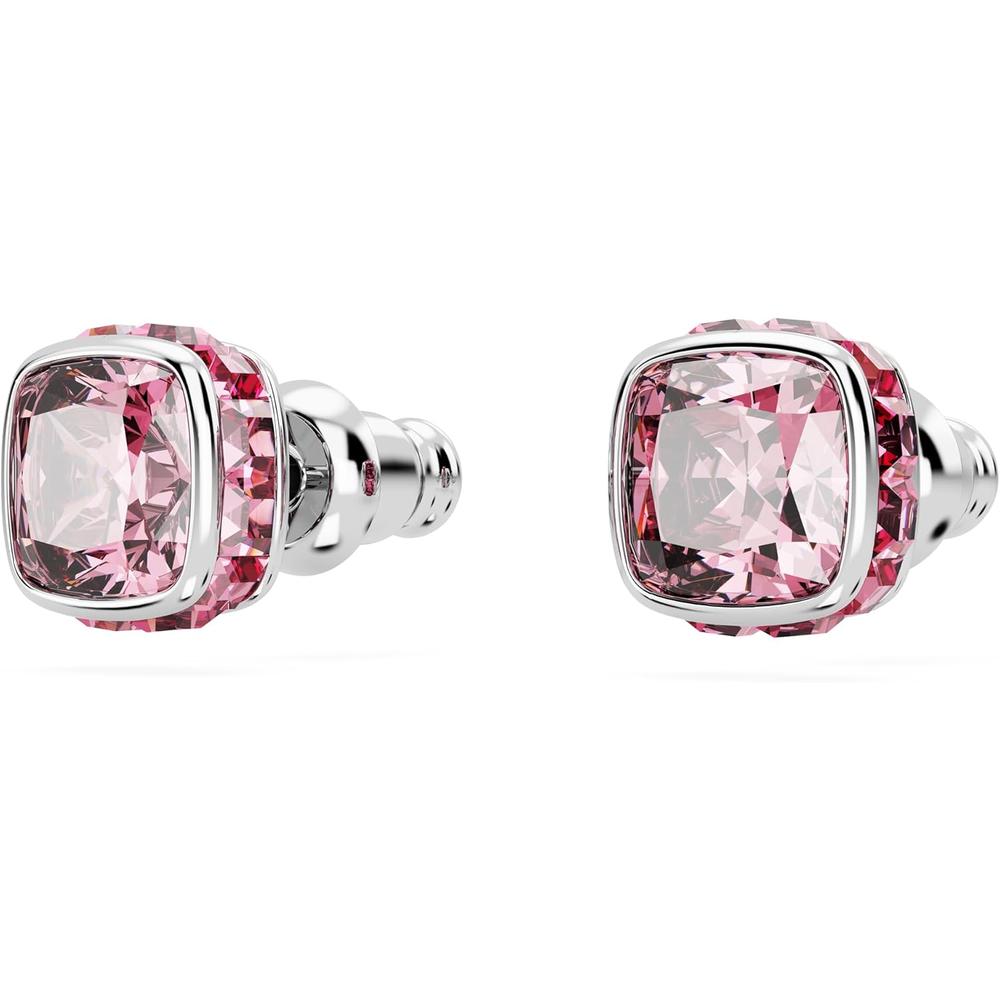 SWAROVSKI ARETES STUD CUADRADO BIRTHSTONE OCTUBRE RODIO | ROSA - 3