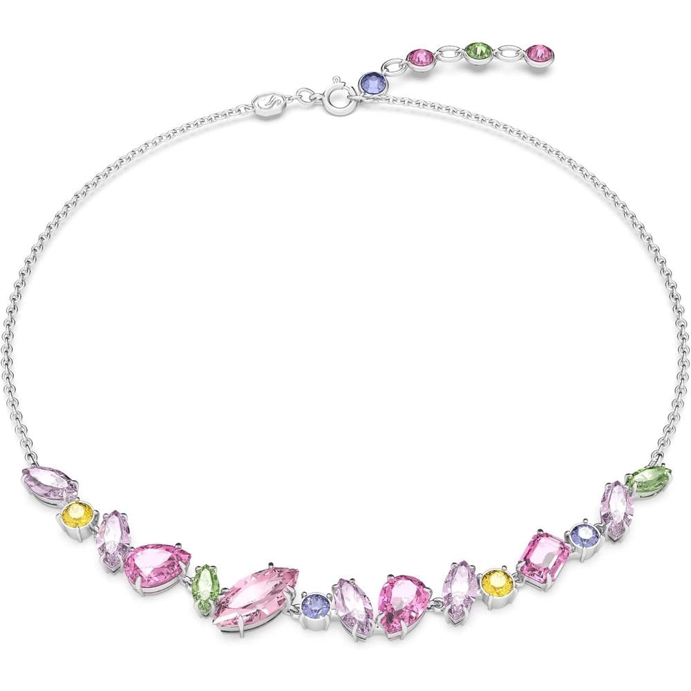 SWAROVSKI COLLAR CRISTALES MIXTOS GEMA RODIO | ROSA - 1