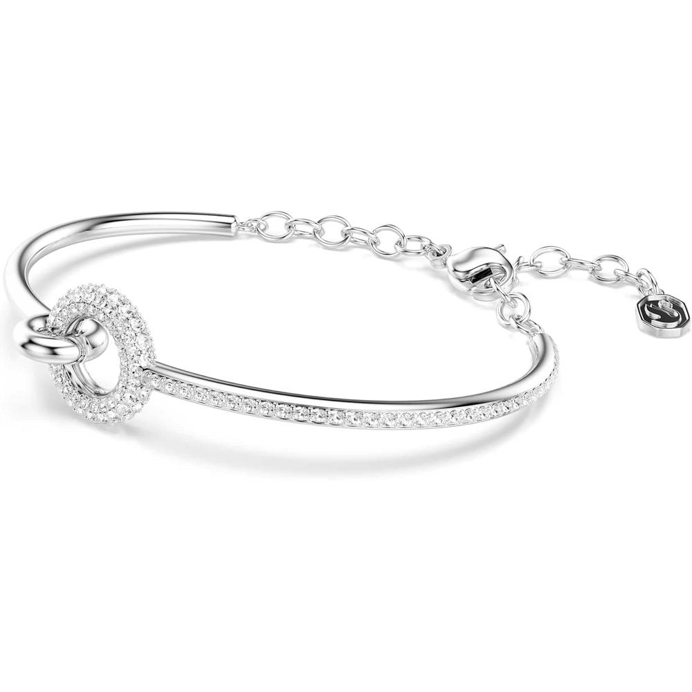 SWAROVSKI PULSERA BANGLE PAVÉ DEXTERA RODIO | PLATEADO - 2