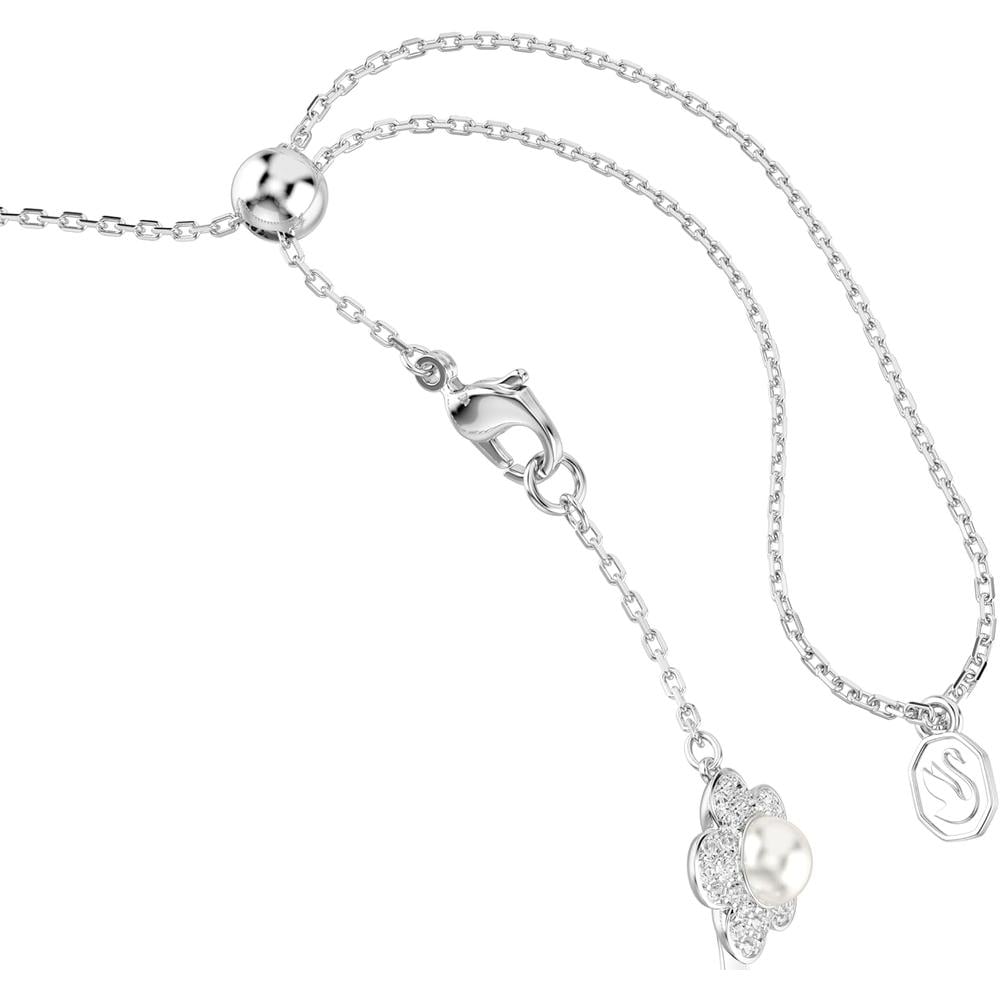 SWAROVSKI X ARIANA GRANDE COLLAR FLORES PERLAS | TRANSPARENTE - 3