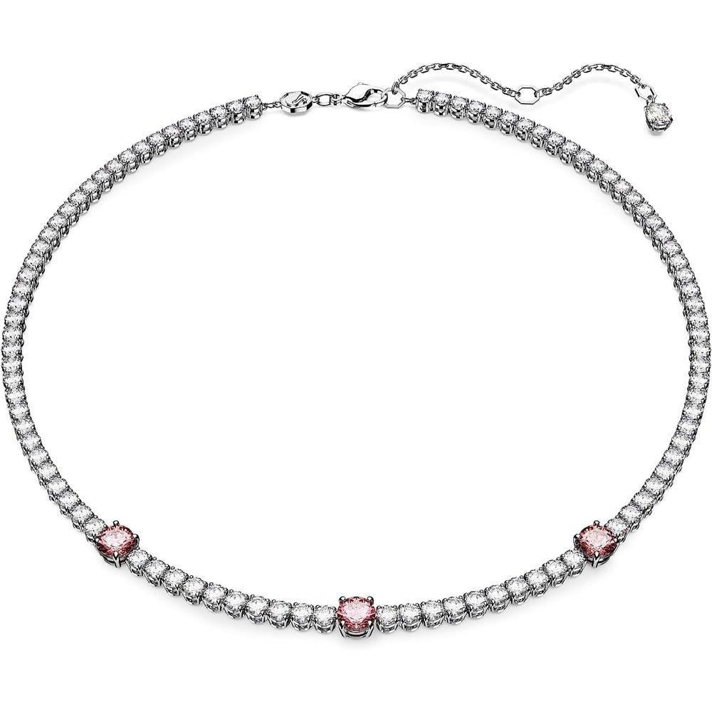 SWAROVSKI COLLAR TENNIS MATRIX RODIO | ROSA / RODIO - 1