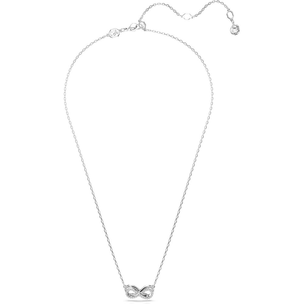 SWAROVSKI COLLAR PENDIENTE INFINITO HYPERBOLA RODIO | PLATEADO - 2