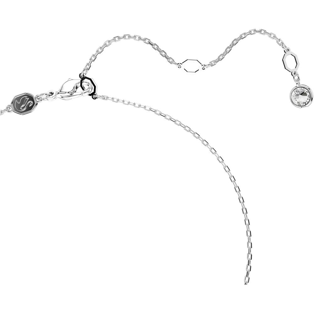 SWAROVSKI COLLAR PENDIENTE INFINITO HYPERBOLA RODIO | PLATEADO - 3