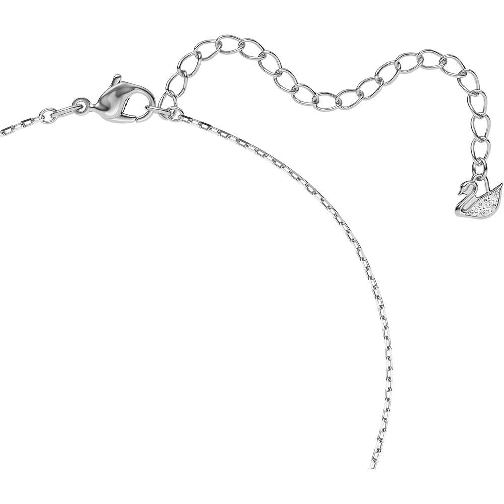 SWAROVSKI COLLAR PENDIENTE UNA RODIO | AZUL/TRANSPARENTE - 2