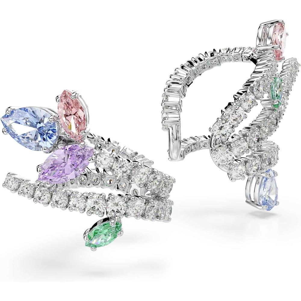 SWAROVSKI X ARIANA GRANDE ARETES EAR CUFF CRISTALES ZIRCONIA RODIO | MULTICOLOR - 3