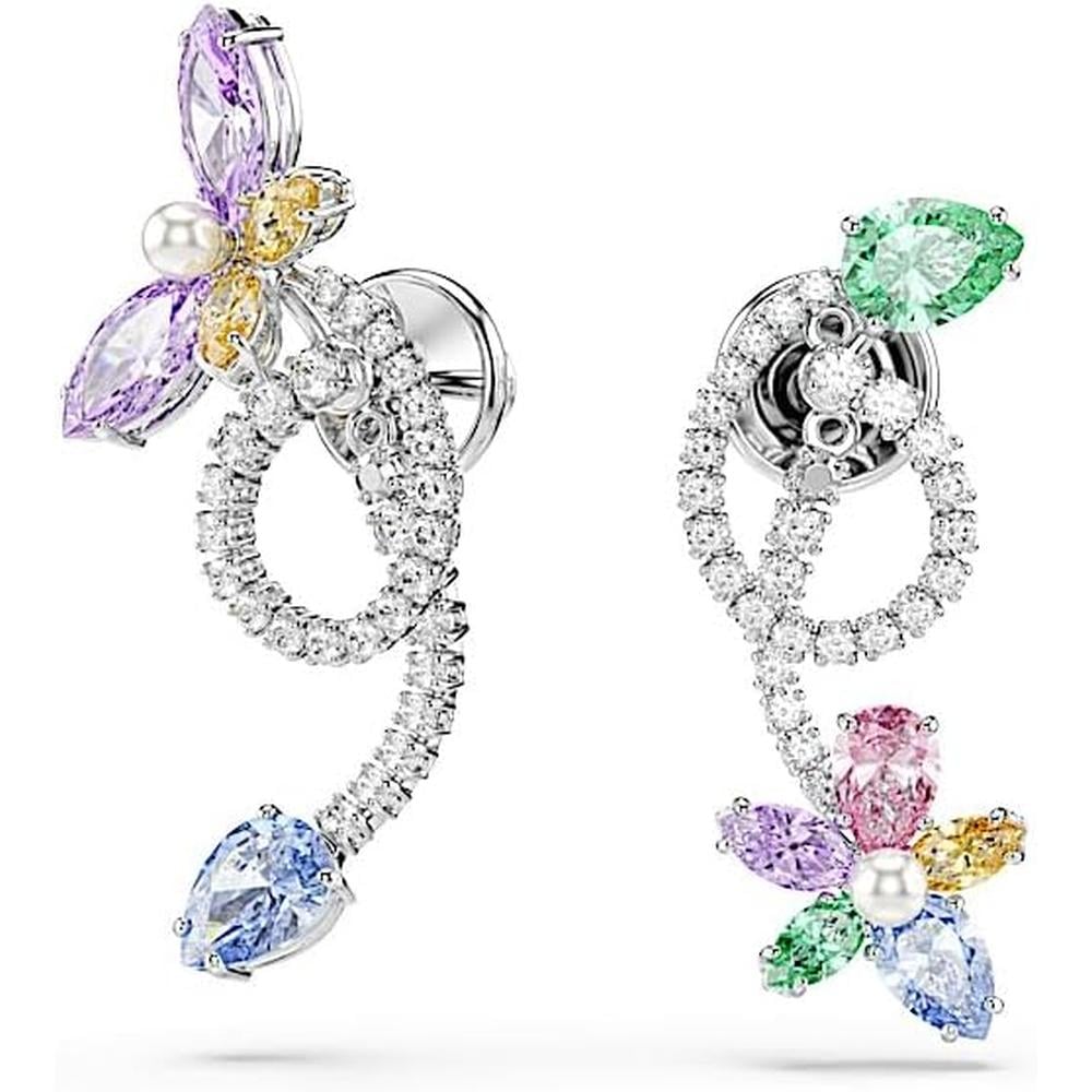 SWAROVSKI X ARIANA GRANDE ARETES JACKET LIBÉLULA CRISTALES | MULTICOLOR - 1