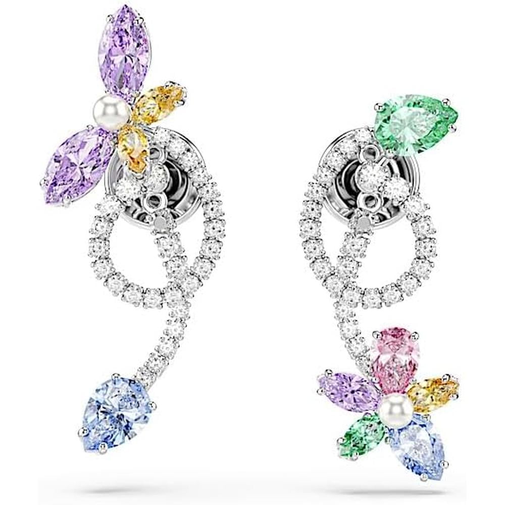 SWAROVSKI X ARIANA GRANDE ARETES JACKET LIBÉLULA CRISTALES | MULTICOLOR - 2