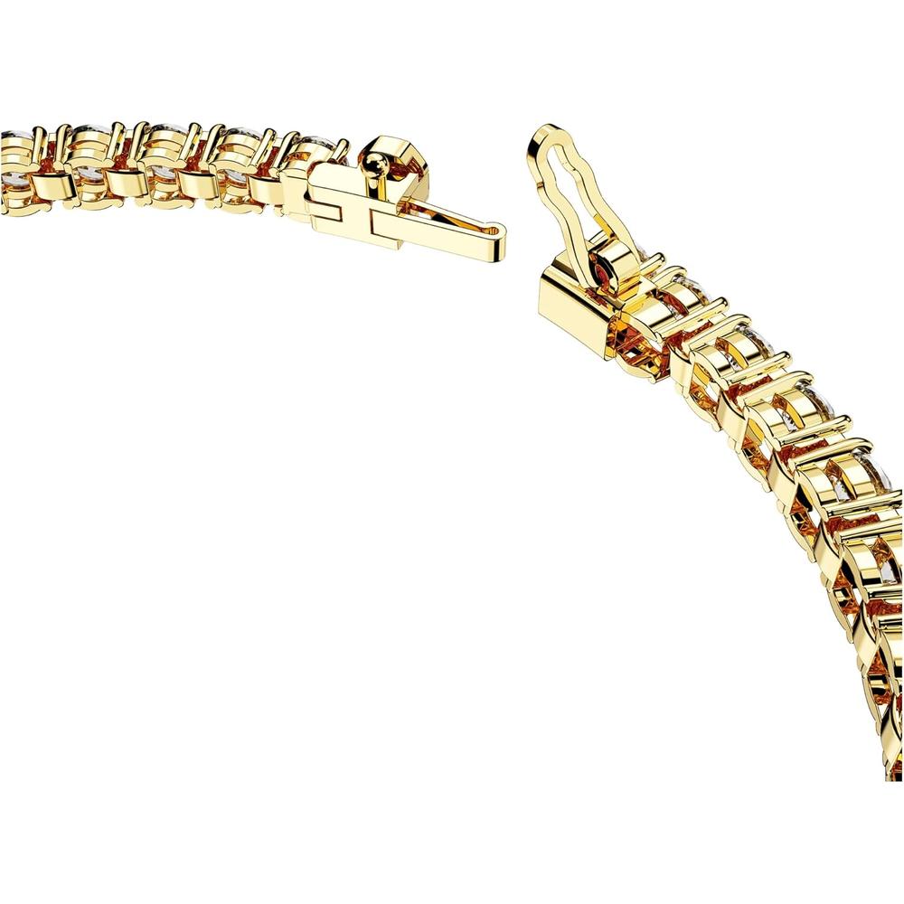 SWAROVSKI PULSERA TENNIS MATRIX ORO EXTRA LARGE | DORADO - 3