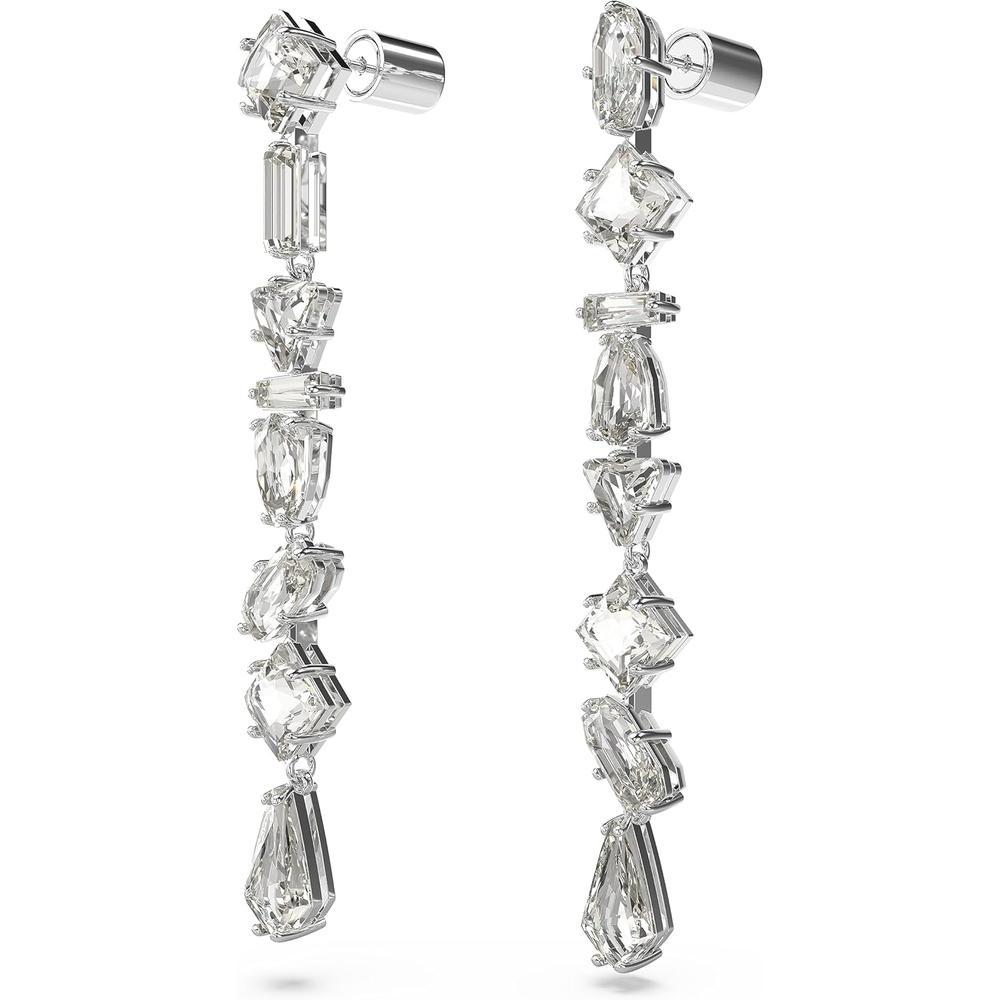 SWAROVSKI ARETES COLGANTES LARGOS MIXTO MESMERA RODIO | TRANSPARENTE - 3