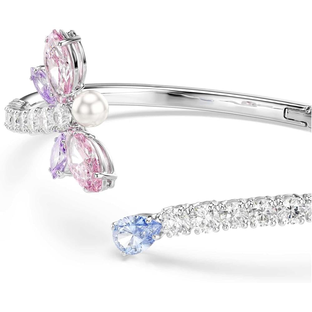 SWAROVSKI X ARIANA GRANDE PULSERA LIBÉLULA RODIO MEDIUM | ROSA/PLATEADO - 2