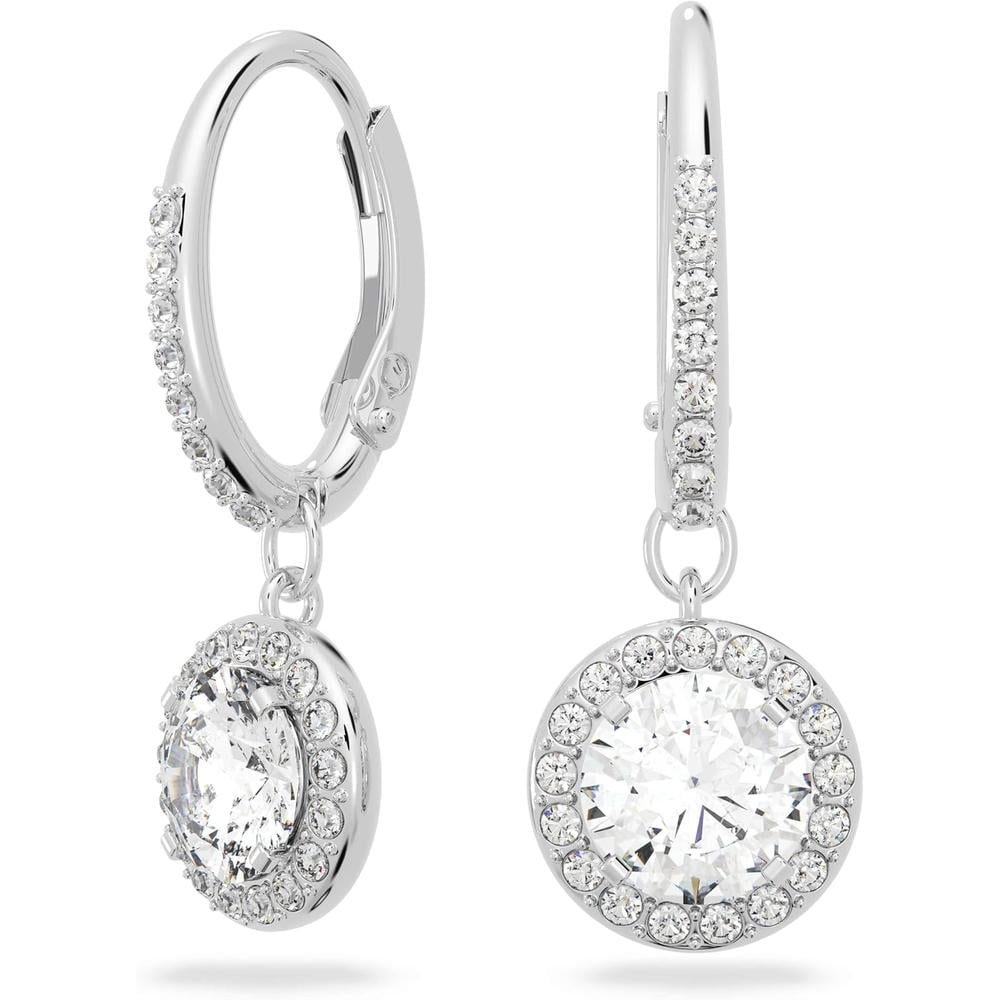 SWAROVSKI ARETES DROP ANGELIC RODIO | PLATEADO - 1