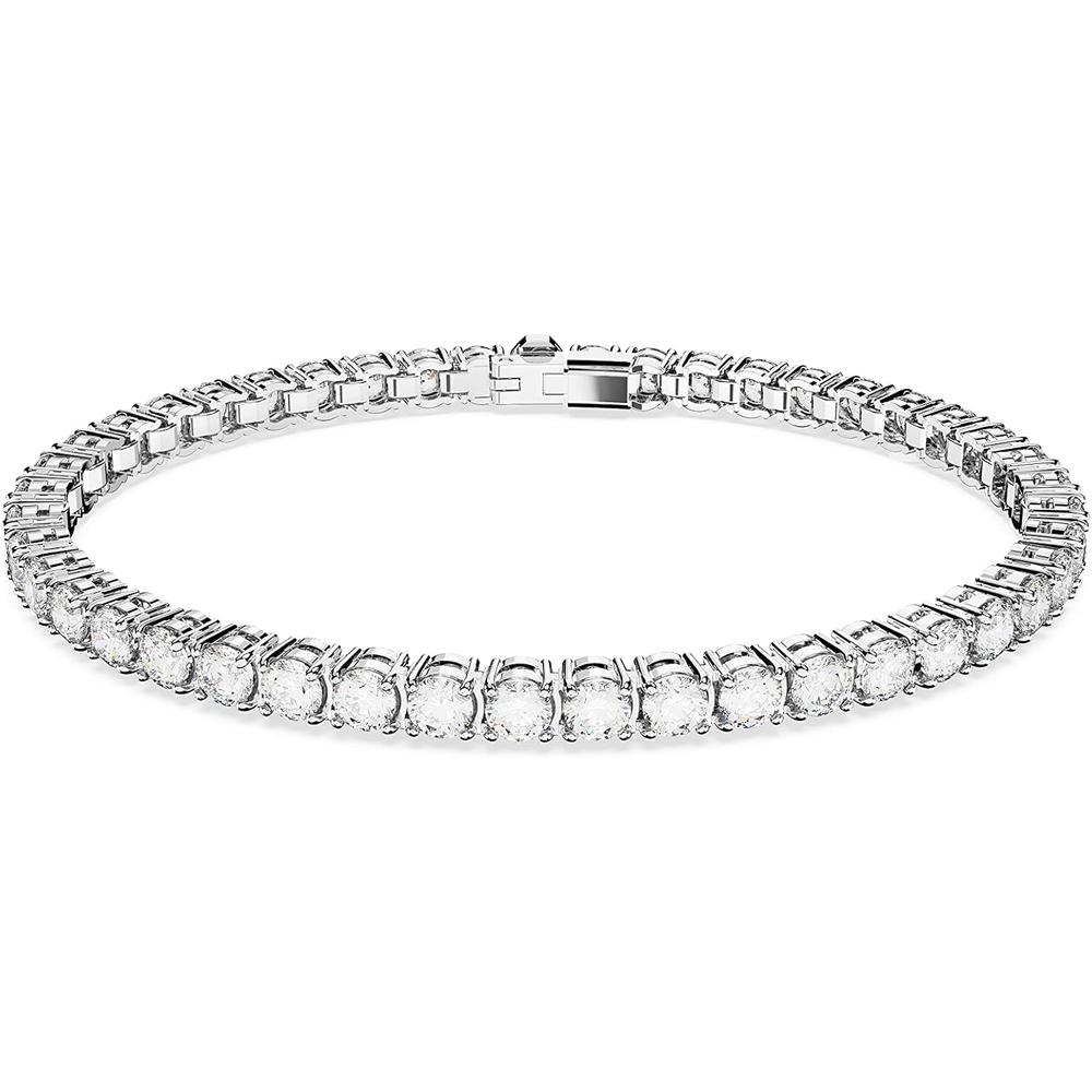 SWAROVSKI PULSERA TENNIS MATRIX RODIO SMALL | TRANSPARENTE - 1