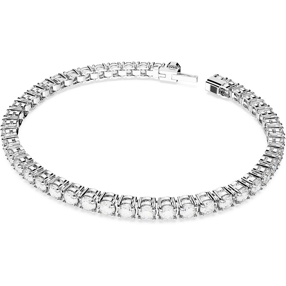 SWAROVSKI PULSERA TENNIS MATRIX RODIO SMALL | TRANSPARENTE - 2