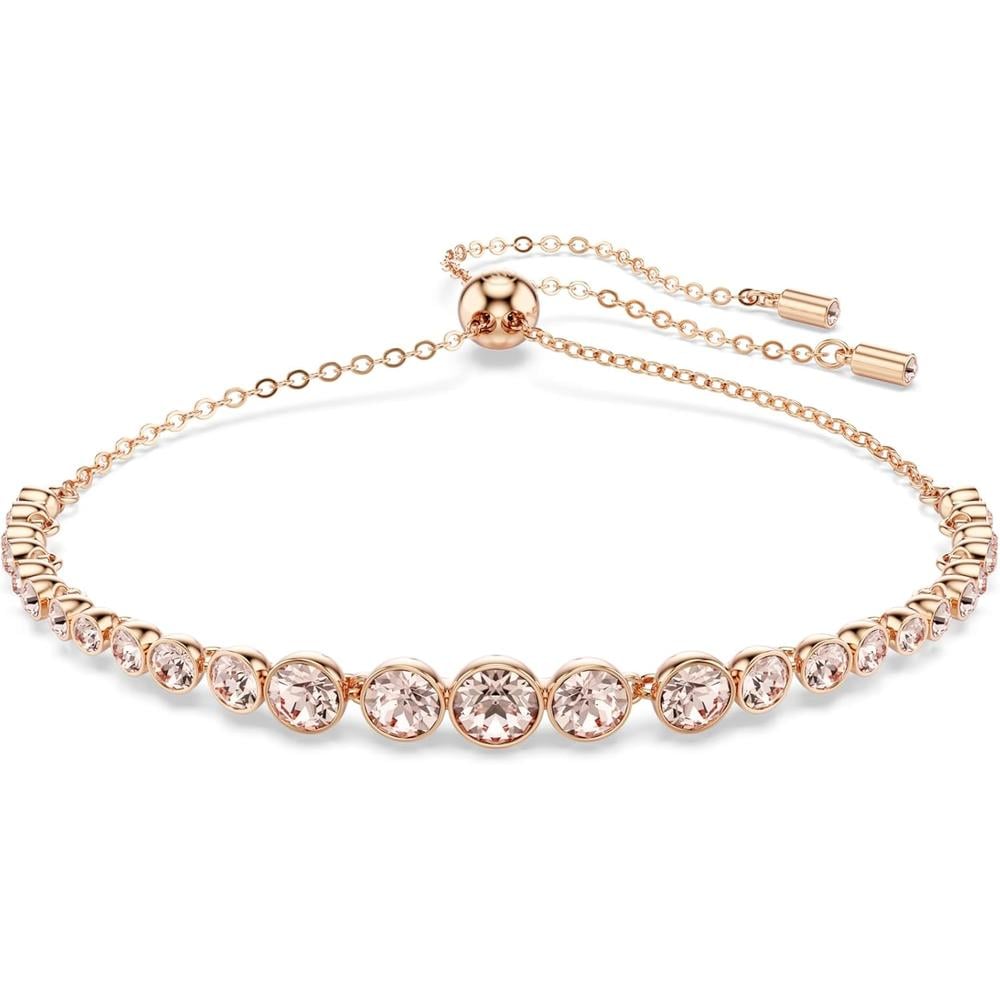 SWAROVSKI PULSERA CRISTALES IMBER EMILY ORO ROSA | ROSADO / DORADO - 1