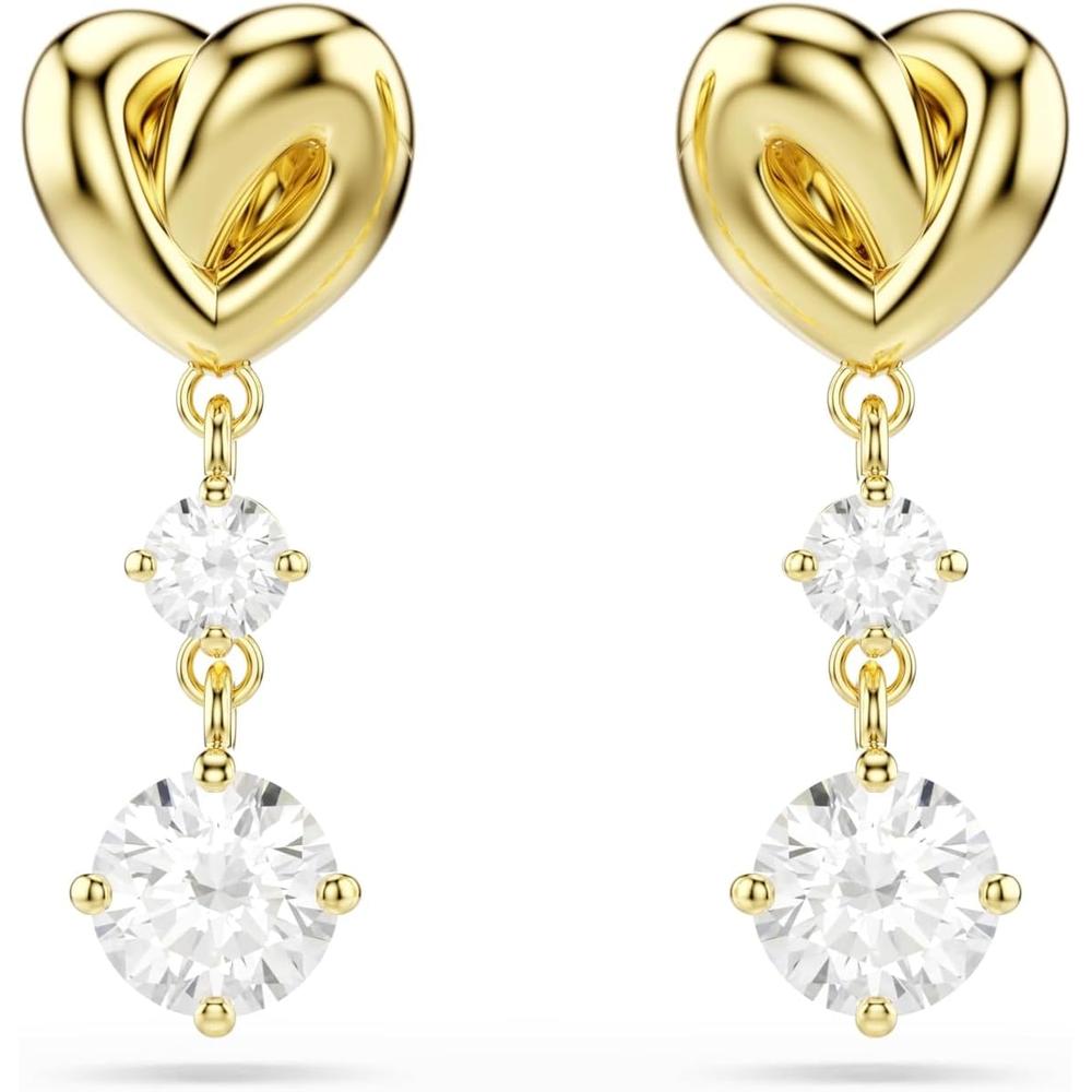 SWAROVSKI ARETES COLGANTES LIFELONG | DORADO/BLANCO - 1
