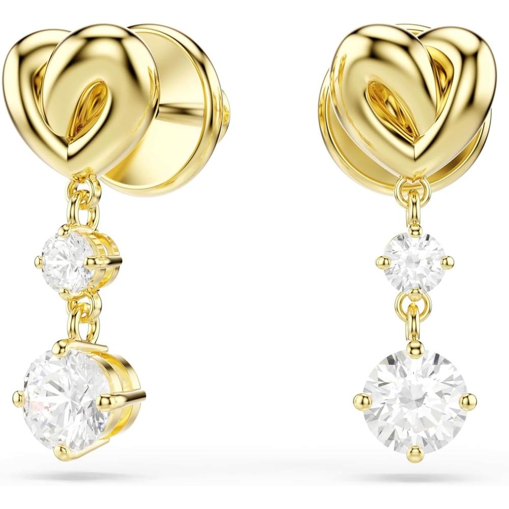 SWAROVSKI ARETES COLGANTES LIFELONG | DORADO/BLANCO - 2
