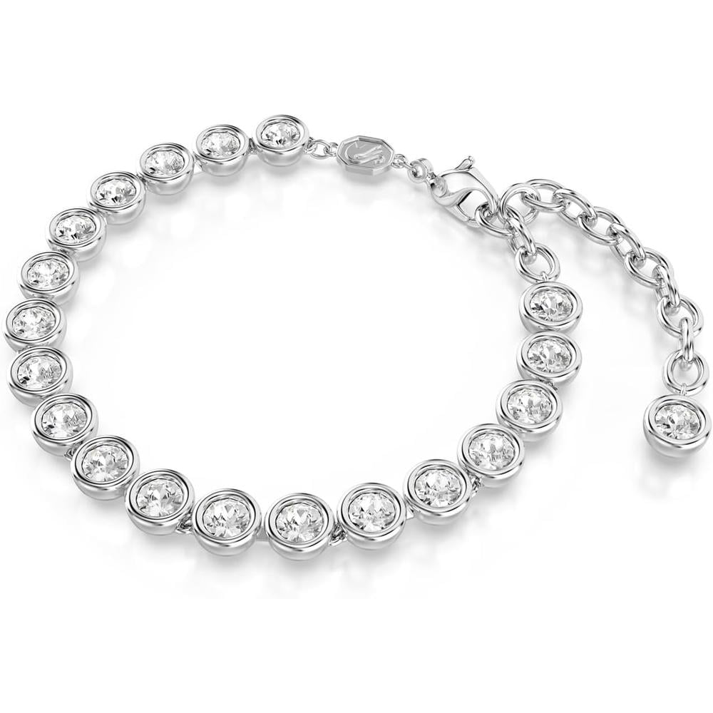 SWAROVSKI PULSERA TENNIS CRISTALES IMBER RODIO | PLATA - 2