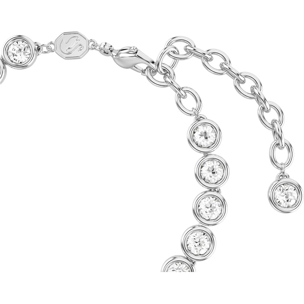SWAROVSKI PULSERA TENNIS CRISTALES IMBER RODIO | PLATA - 3