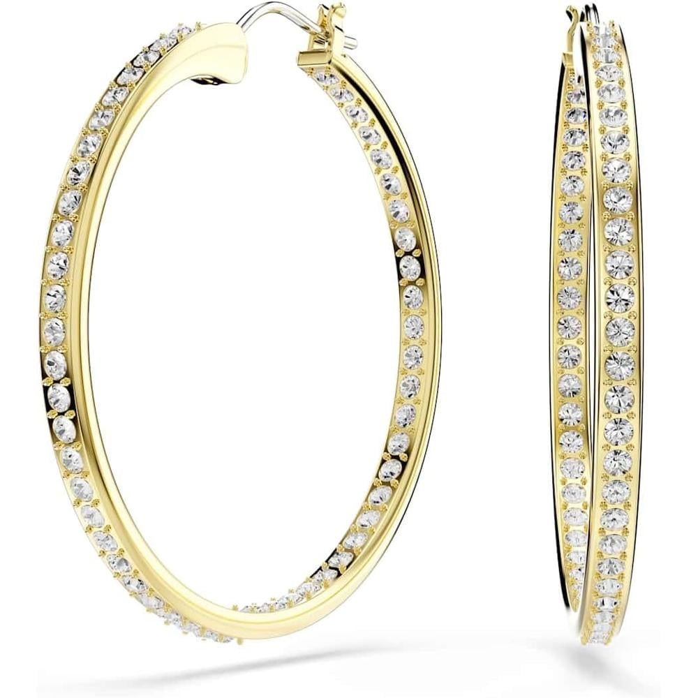 SWAROVSKI ARETES ARO PAVÉ CRISTALES ORO | DORADO - 1