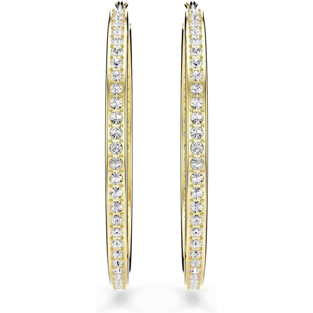 SWAROVSKI ARETES ARO PAVÉ CRISTALES ORO | DORADO - 2