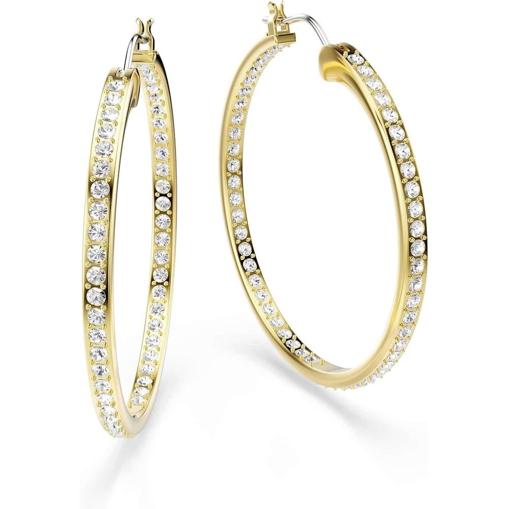 SWAROVSKI ARETES ARO PAVÉ CRISTALES ORO | DORADO - 3