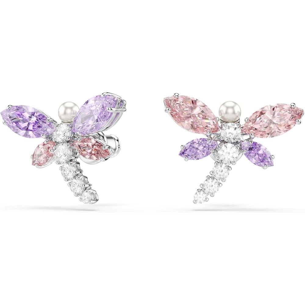 SWAROVSKI X ARIANA GRANDE ARETES ESTUDIO LIBÉLULA RODIO | MULTICOLOR - 2