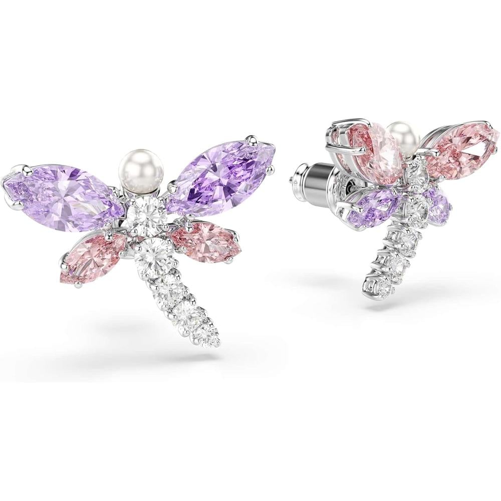 SWAROVSKI X ARIANA GRANDE ARETES ESTUDIO LIBÉLULA RODIO | MULTICOLOR - 3