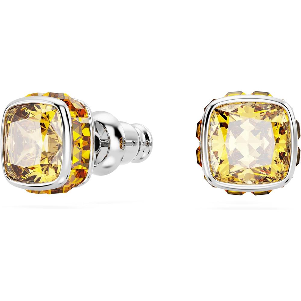 SWAROVSKI ARETES STUD CUADRADO BIRTHSTONE NOVIEMBRE RODIO | DORADO - 2