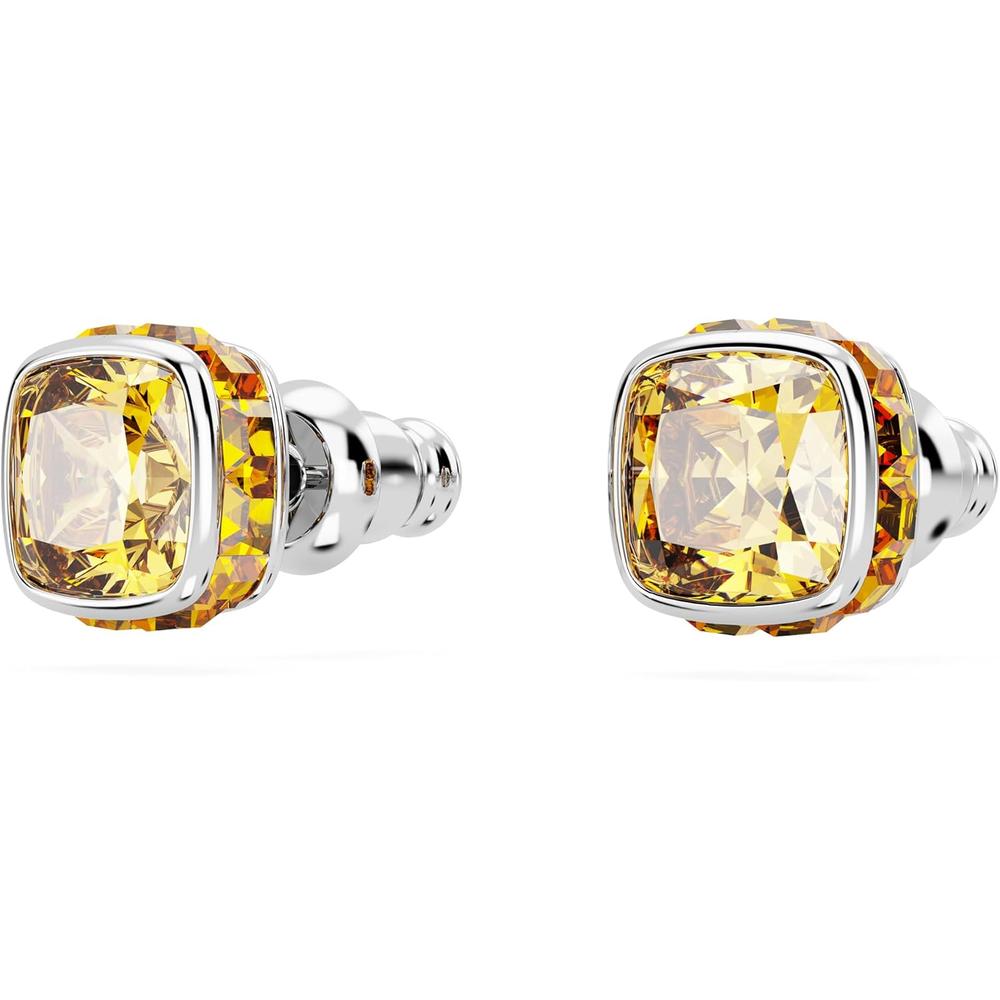 SWAROVSKI ARETES STUD CUADRADO BIRTHSTONE NOVIEMBRE RODIO | DORADO - 3