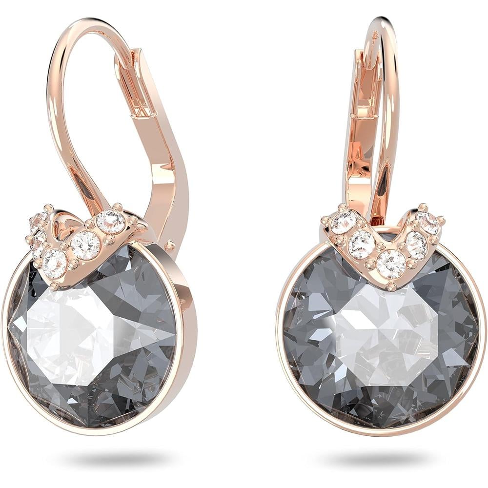 SWAROVSKI ARETES MINI DROP BELLA ORO ROSA | GRIS - 1
