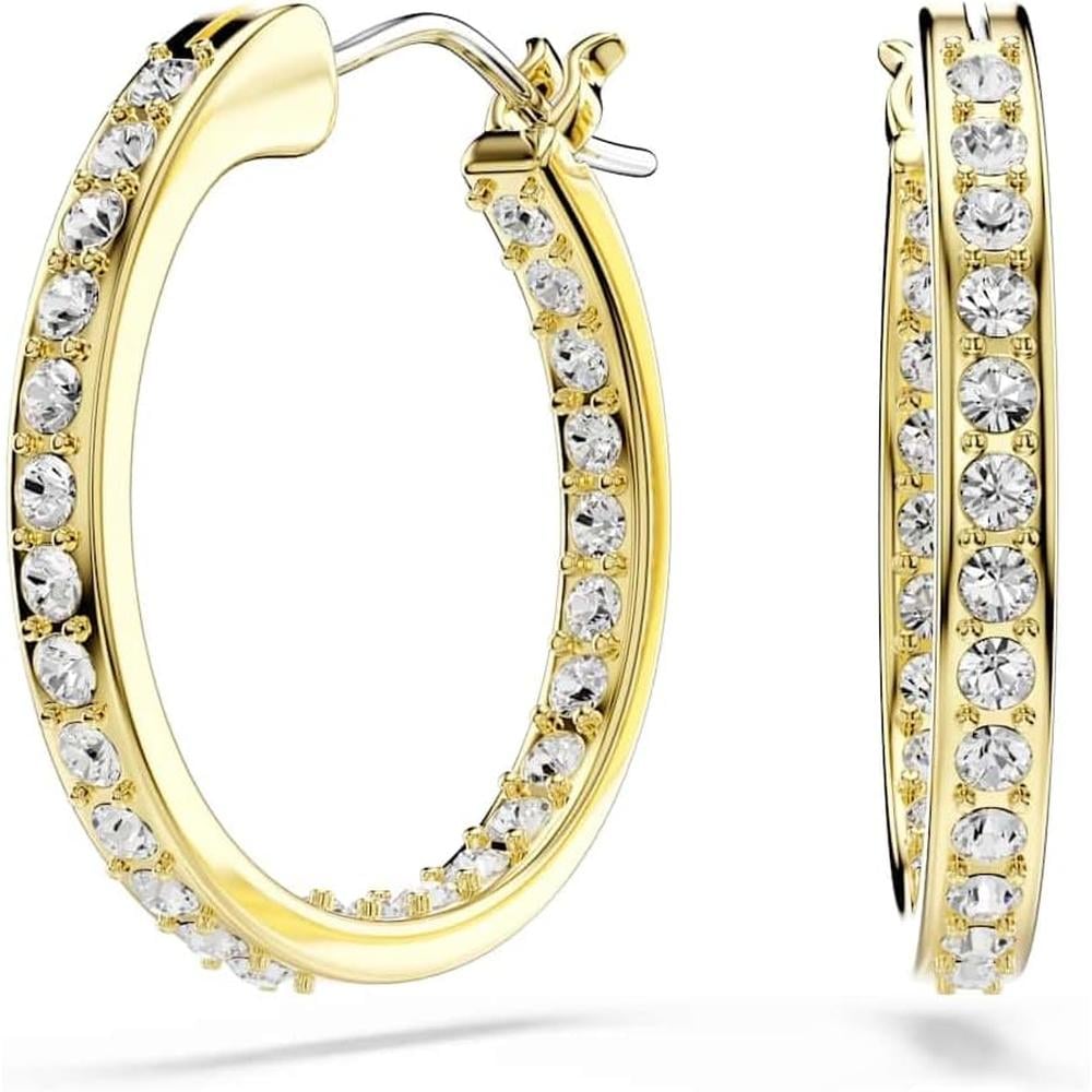 SWAROVSKI ARETES ARO CRISTALES PAVÉ ORO | DORADO - 1