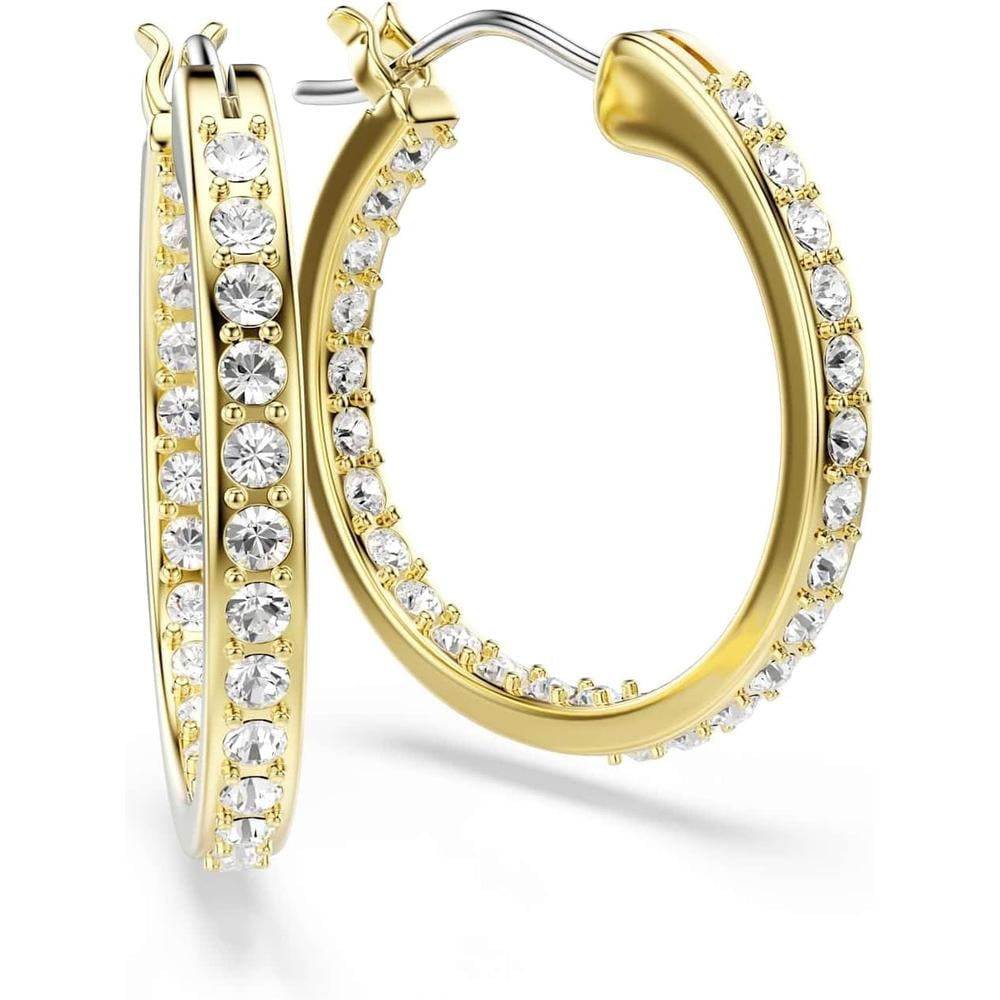 SWAROVSKI ARETES ARO CRISTALES PAVÉ ORO | DORADO - 3