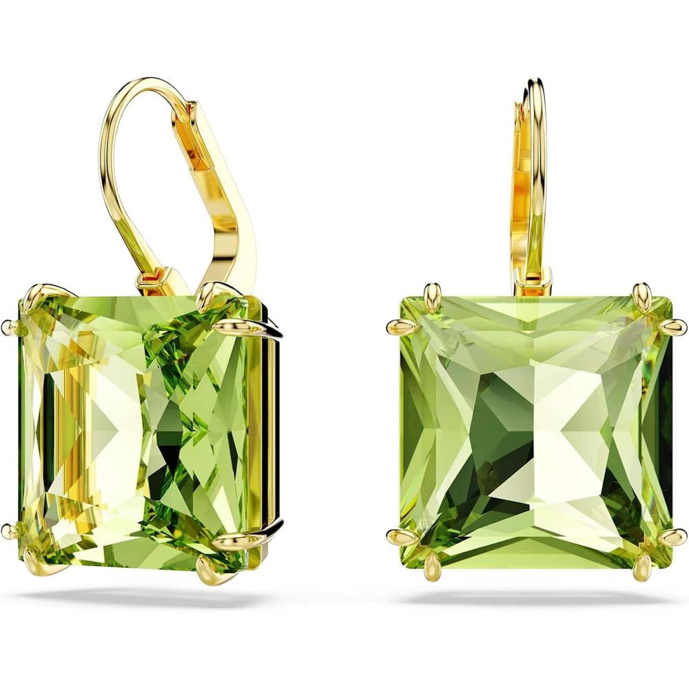 SWAROVSKI ARETES STUD OCTAGONO MILLENIA ORO | VERDE - 2